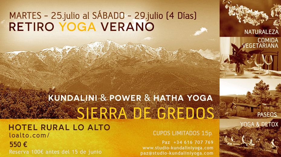 Retiro de Yoga en la Sierra de Gredos