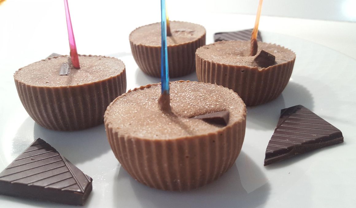 Helado saciante y quemagrasas de jengibre, cacao y yogur
