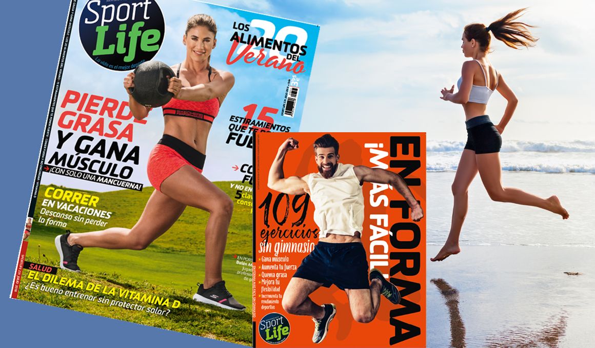 La revista Sport Life de julio ya está en quiosco y viene con el libro "En forma, ¡más fácil!"