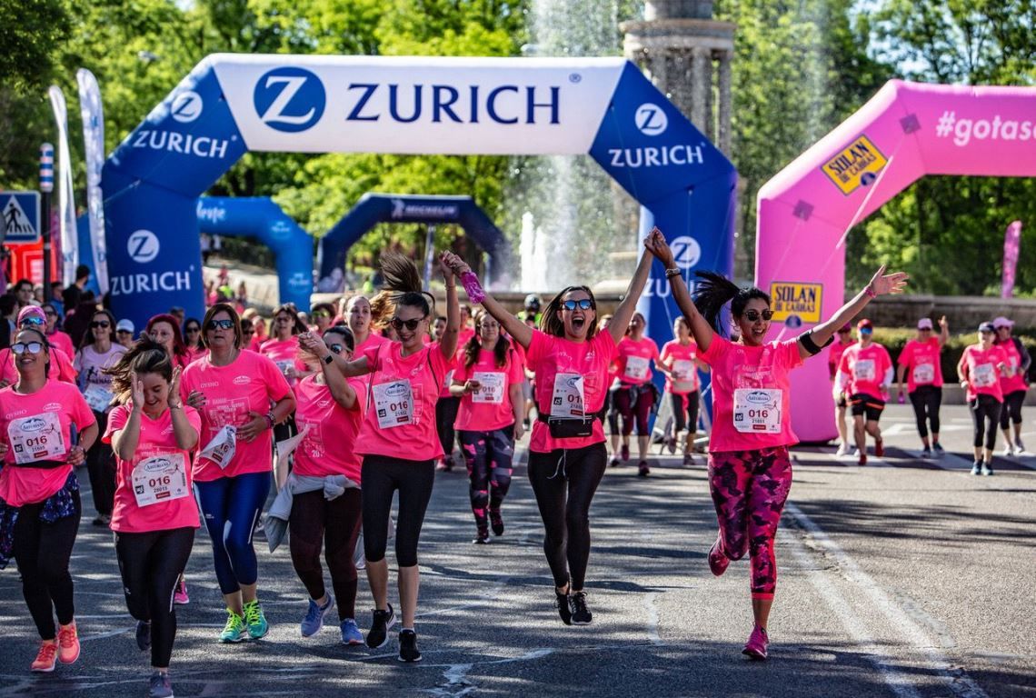 La Z Zurich Foundation duplicará las donaciones de la Marea Rosa a los proyectos solidarios de la Carrera de la Mujer Virtual