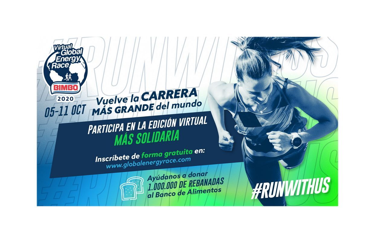 ¡No te pierdas la carrera más grande del mundo! Vuelve Bimbo Virtual Global Energy Race