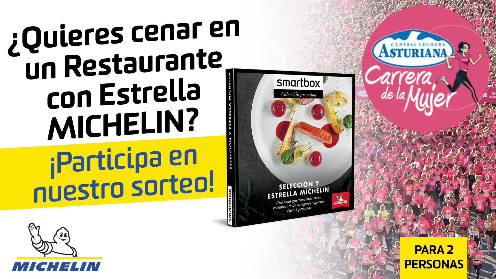 ¡Gana una cena en un restaurante con estrella Michelin con la Carrera de la Mujer Virtual!