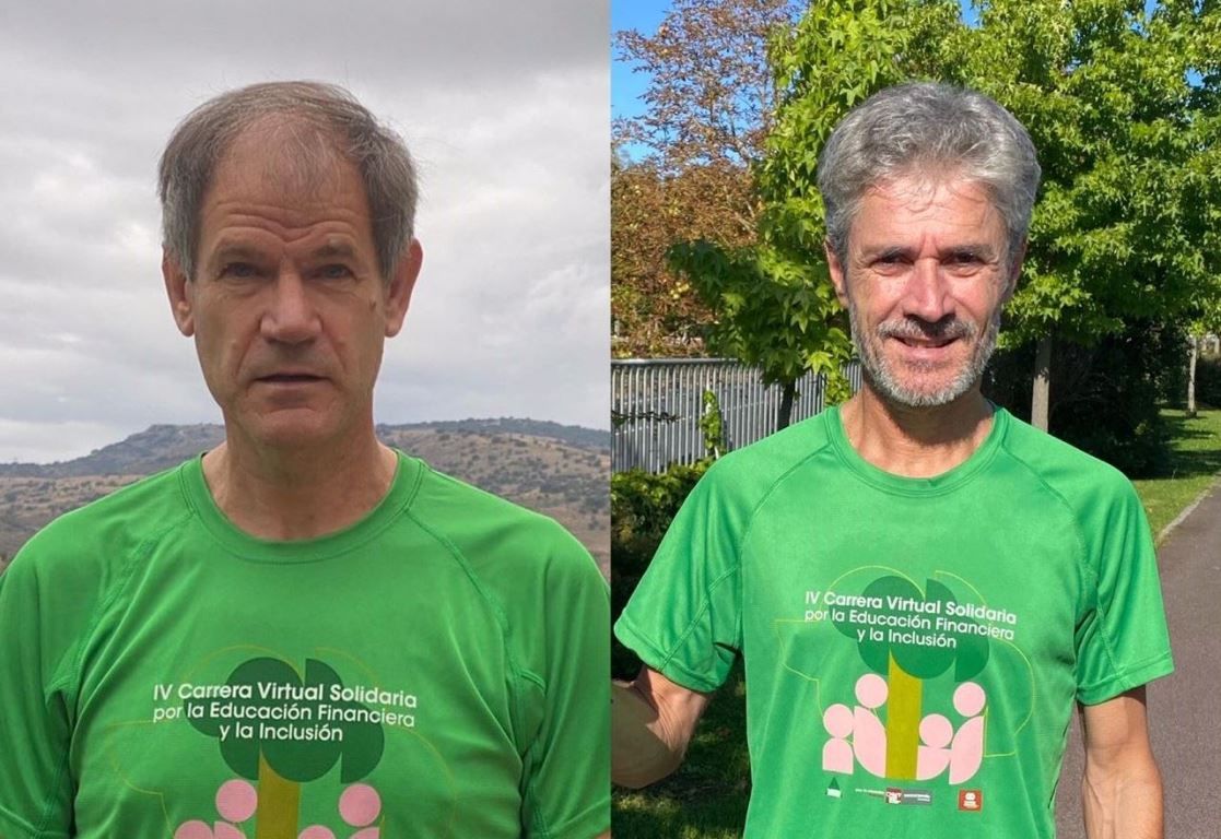 Abel Antón y Martín Fiz se unen a la Carrera 100% Solidaria por la Educación Financiera y la Inclusión 