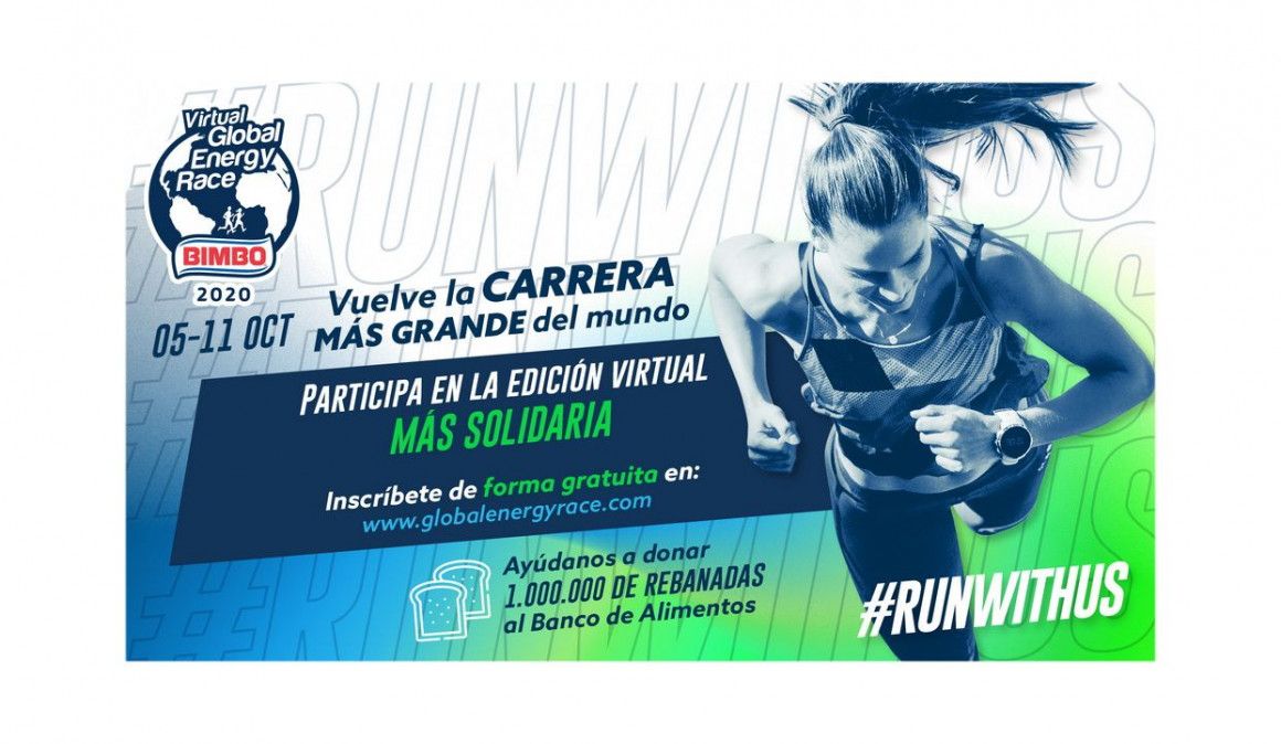 Todos los detalles sobre la carrera más grande del mundo, ¡así será la Bimbo Virtual Global Energy Race!