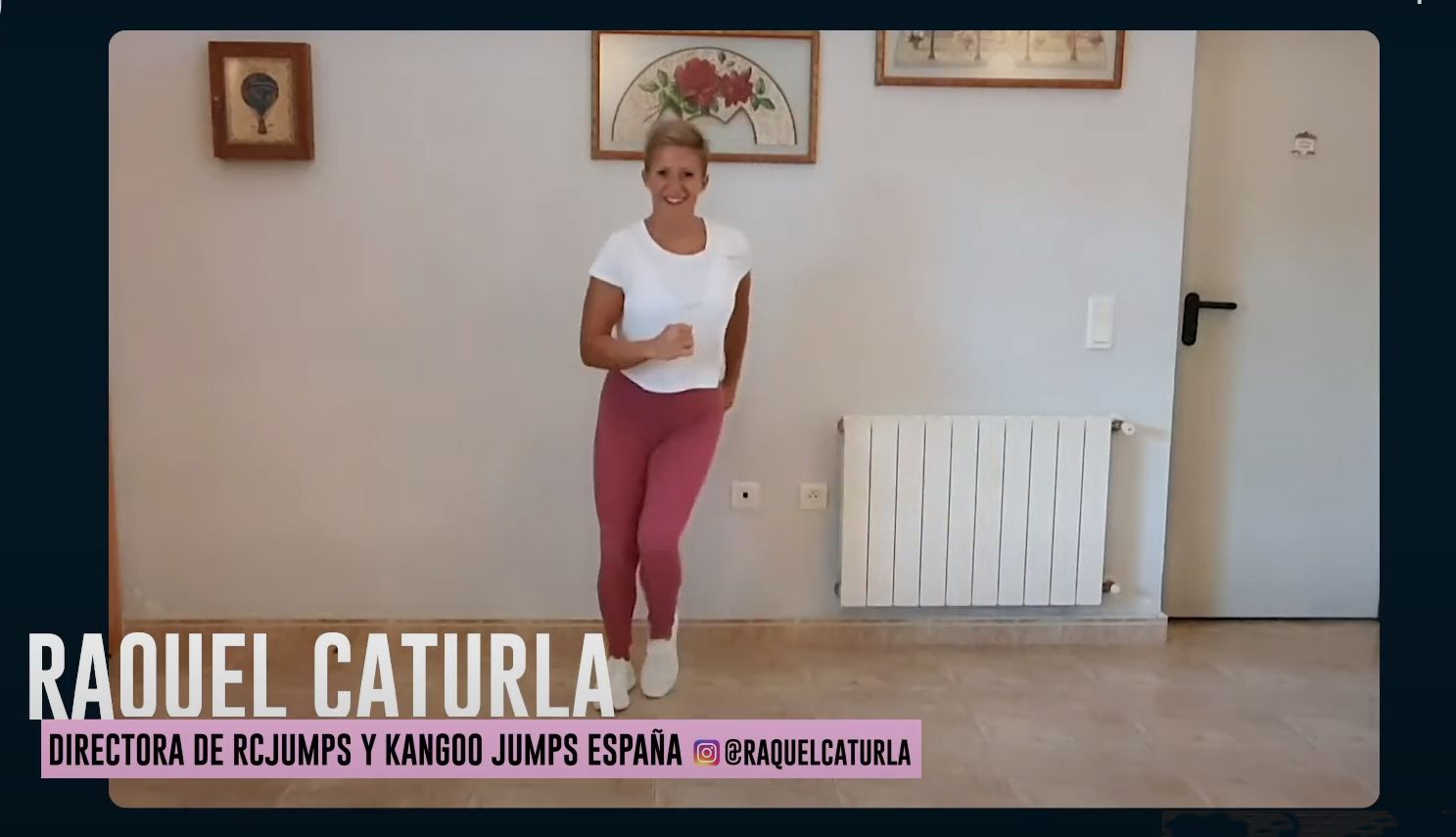 Con Raquel Caturla vas a poder quemar muchas calorías siguiendo sus sesiones.