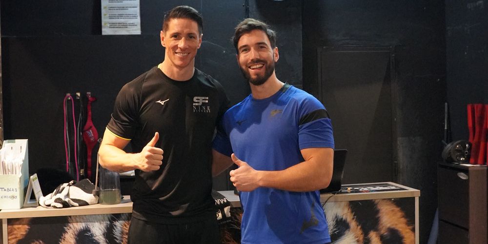 Endika Montiel con FernandoTorres