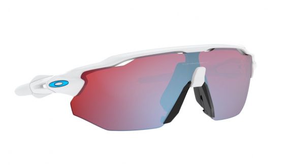 OAKLEY RADAR EV ADVANCER POLISHED WHITE WITH PRIZM SNOW SAPPHIRE