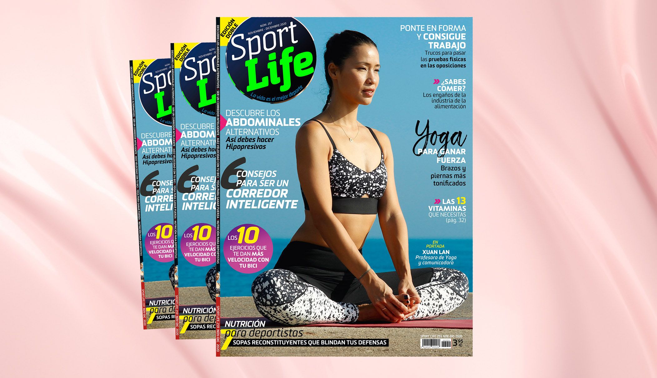 En portada de Sport Life 259 (noviembre-diciembre), Xuan Lan