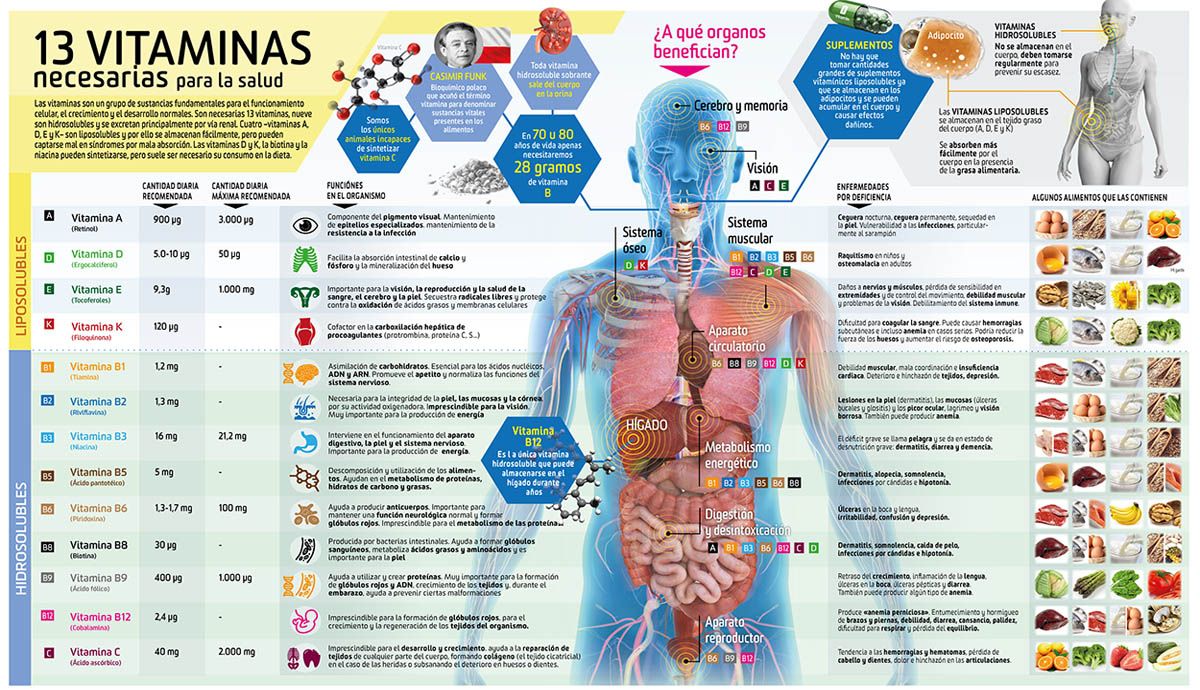 Vimaninas necesarias para la salud