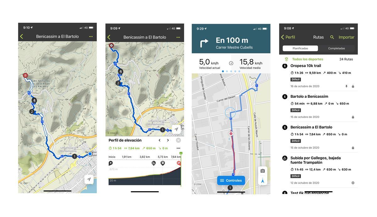 Desde tu smartphone puedes calcular las rutas al momento y seguirlas directamente o verlas en tu Polar compatible.