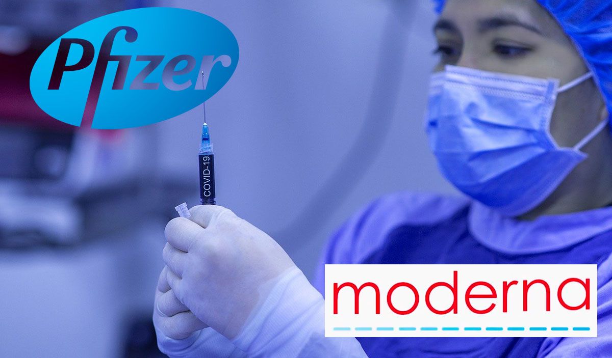Comparativa de vacunas de Pfizer y Moderna
