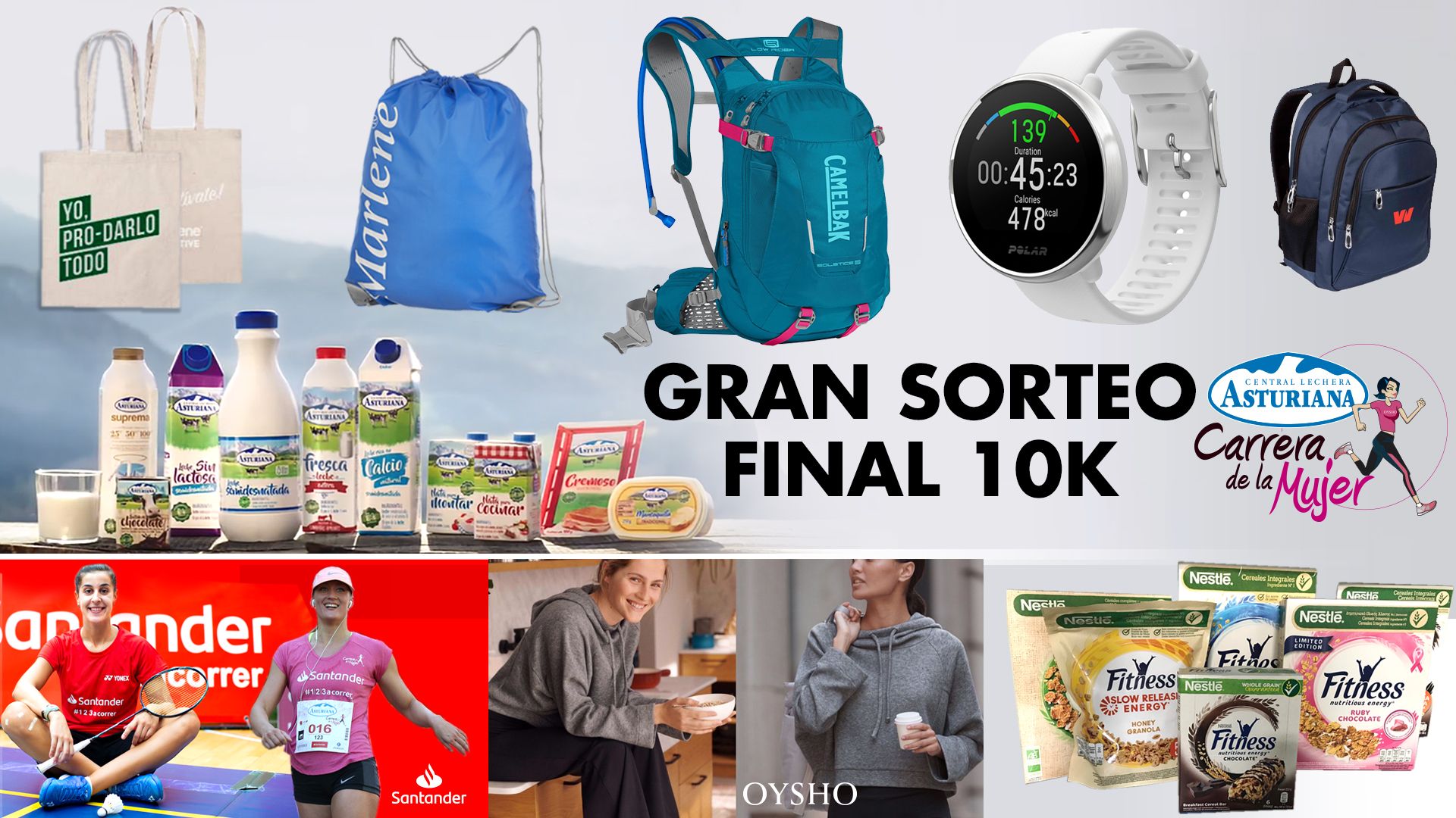 Sorteo regalos Gran Final Carrera de la Mujer Virtual 