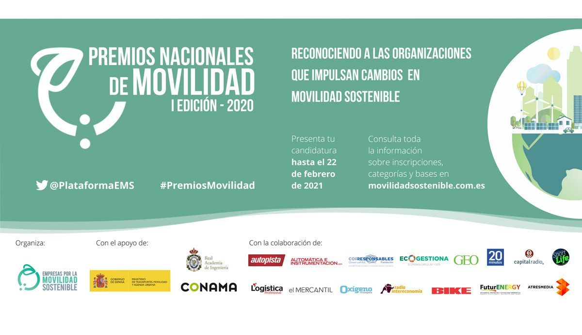 Premios nacionales de la movilidad sostenible Premios nacionales de la movilidad sostenible