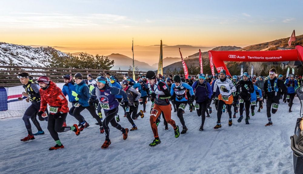 La salida de Snow Running Sierra Nevada es como una fiesta. (Foto: Luis Ordóñez) La salida de Snow Running Sierra Nevada es como una fiesta. (Foto: Luis Ordóñez)