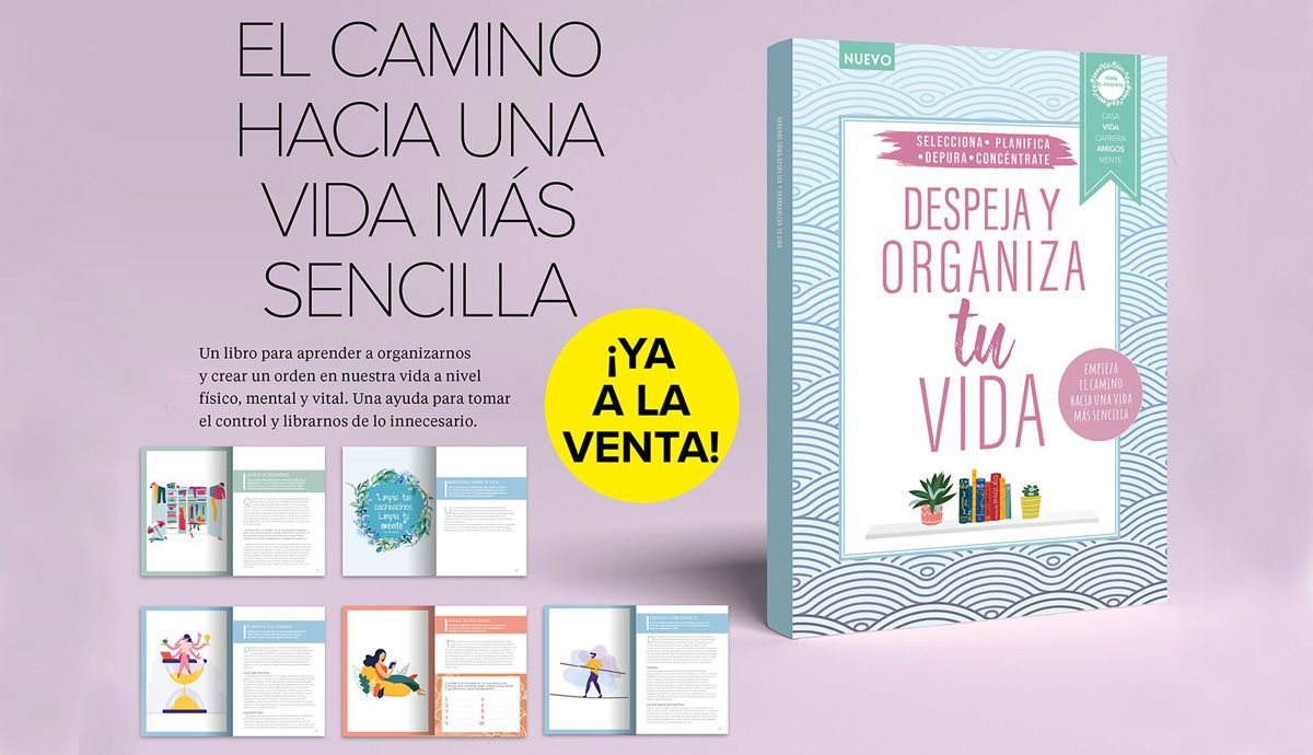 Ya a la venta el libro "Despeja y organiza tu vida"