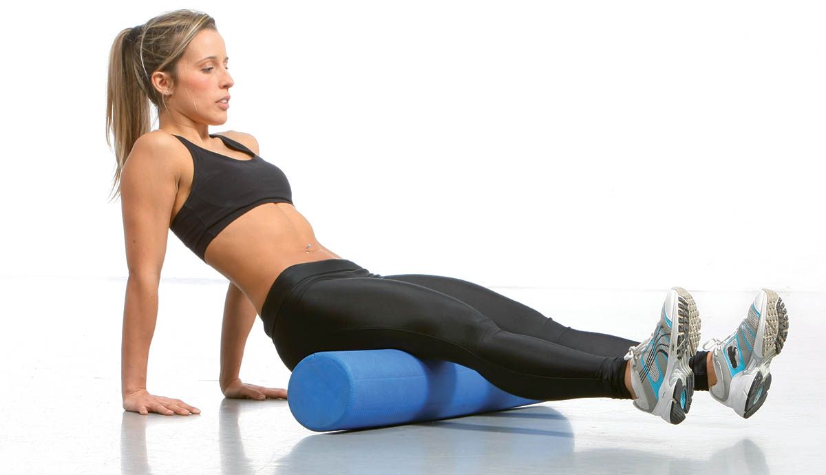 Masaje fascial con foam roller