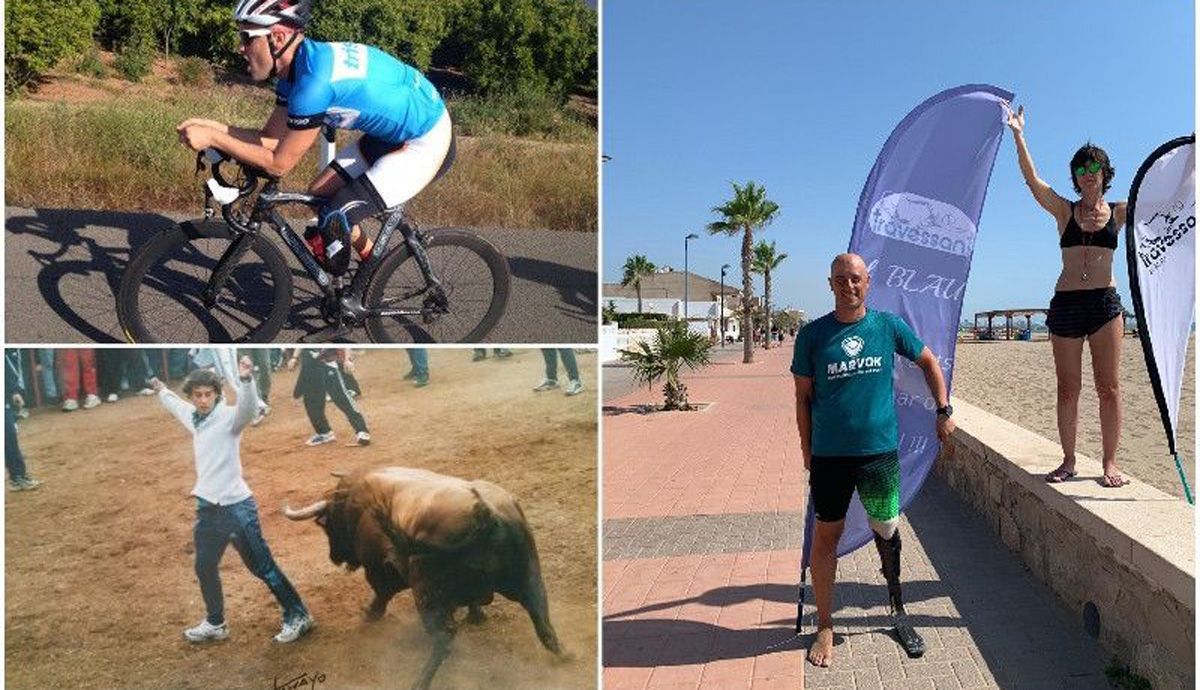 De recortador de toros amputado de una pierna a campeón de Europa de Triatlón De recortador de toros amputado de una pierna a campeón de Europa de Triatlón