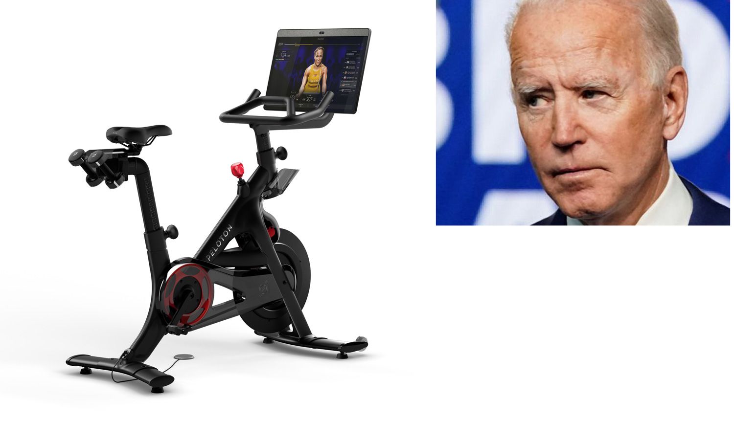 Biden mira con añoranza su Peloton Bike...que igual no puede usarla ya más