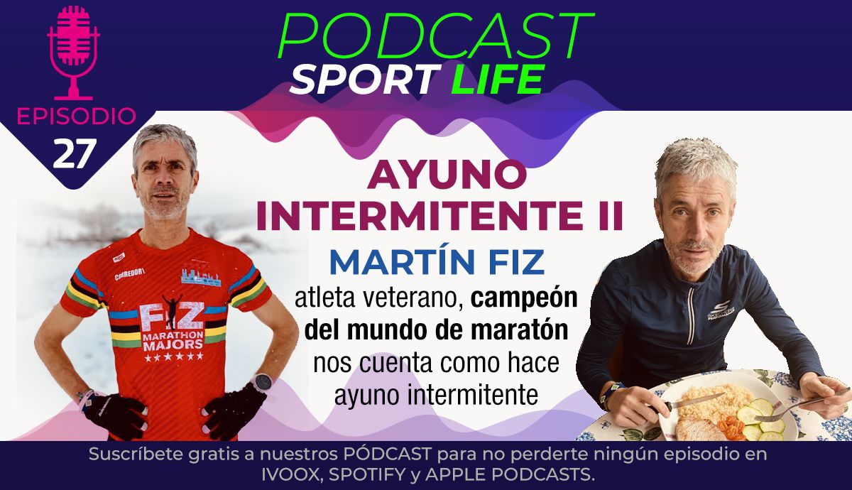 Martín Fiz nos cuenta sus secretos de nutrición en nuestro pódcast