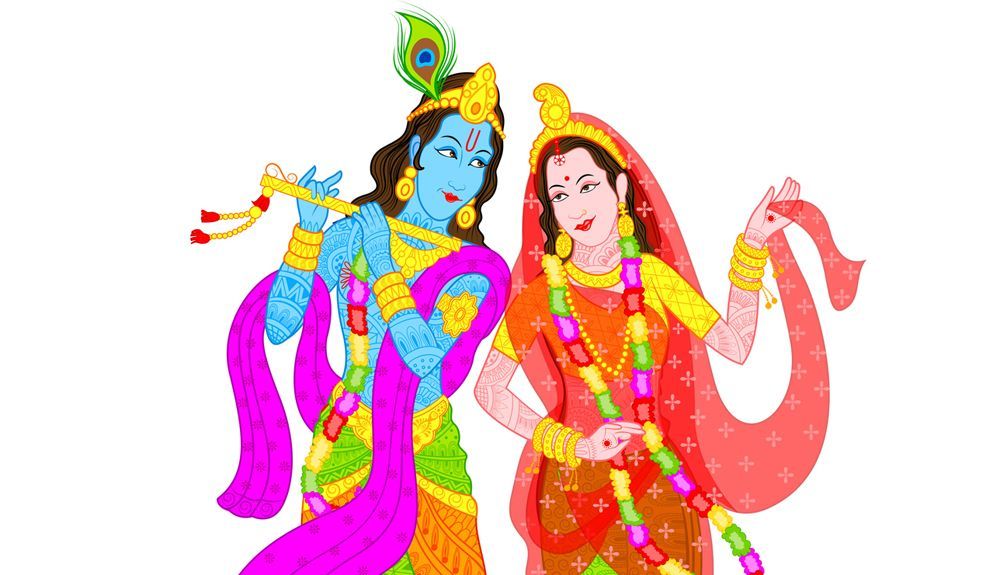 Radha y Krishna pareja divina Radha y Krishna pareja divina
