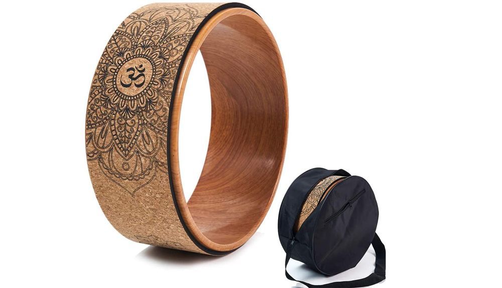 Rueda de yoga corcho