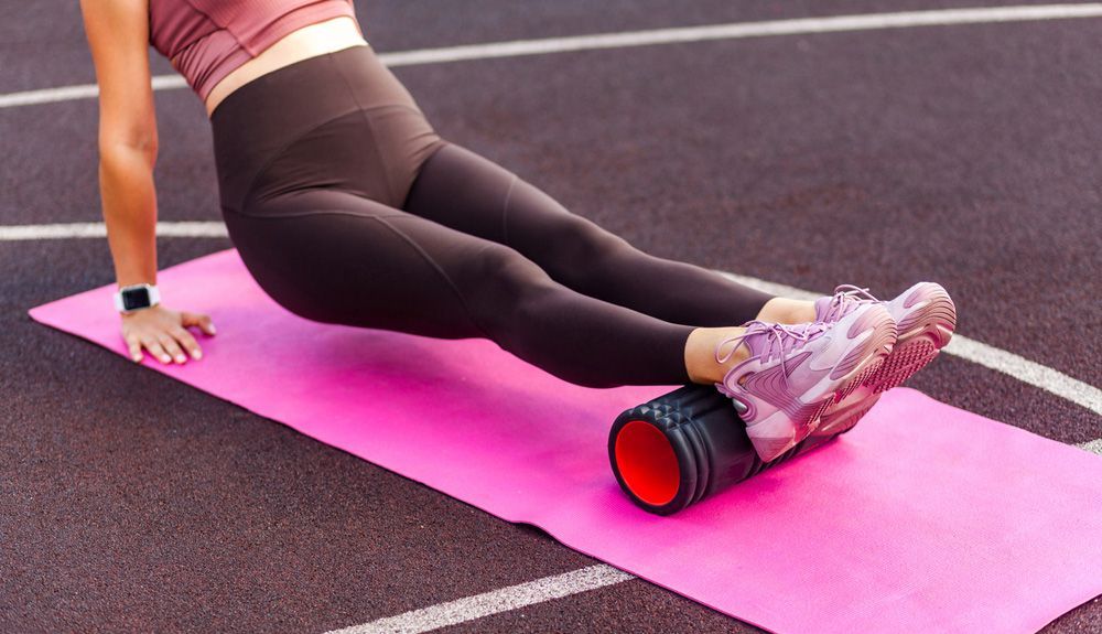 Trabajando la movilidad del tobillo con un foam roller