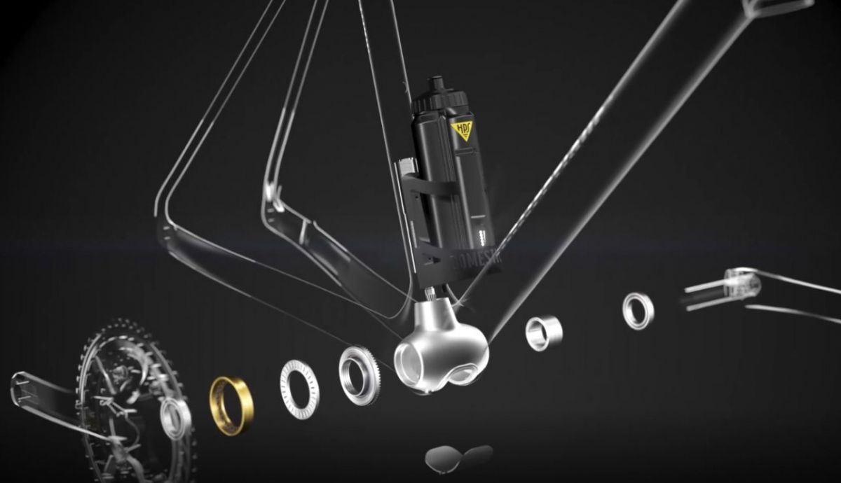 Estas son las 'tripas' de la HPS Domestique, la ebike ultraligera Estas son las 'tripas' de la HPS Domestique, la ebike ultraligera