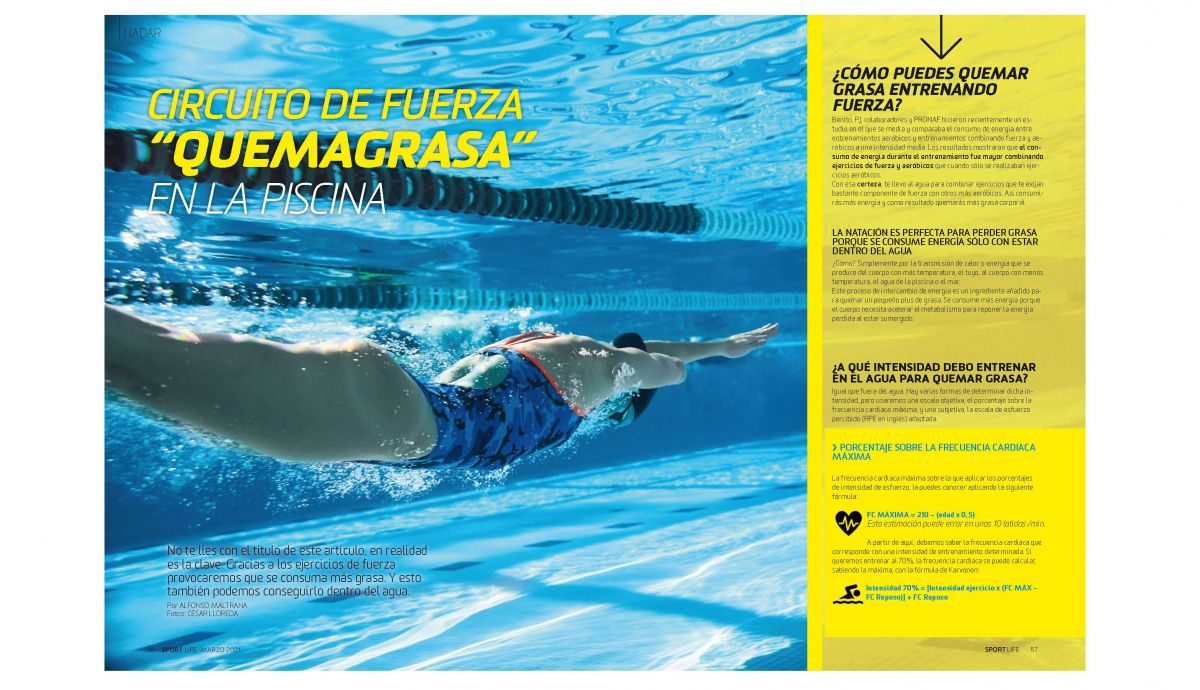 La natación es un excelente ejercicio quemagrasa La natación es un excelente ejercicio quemagrasa
