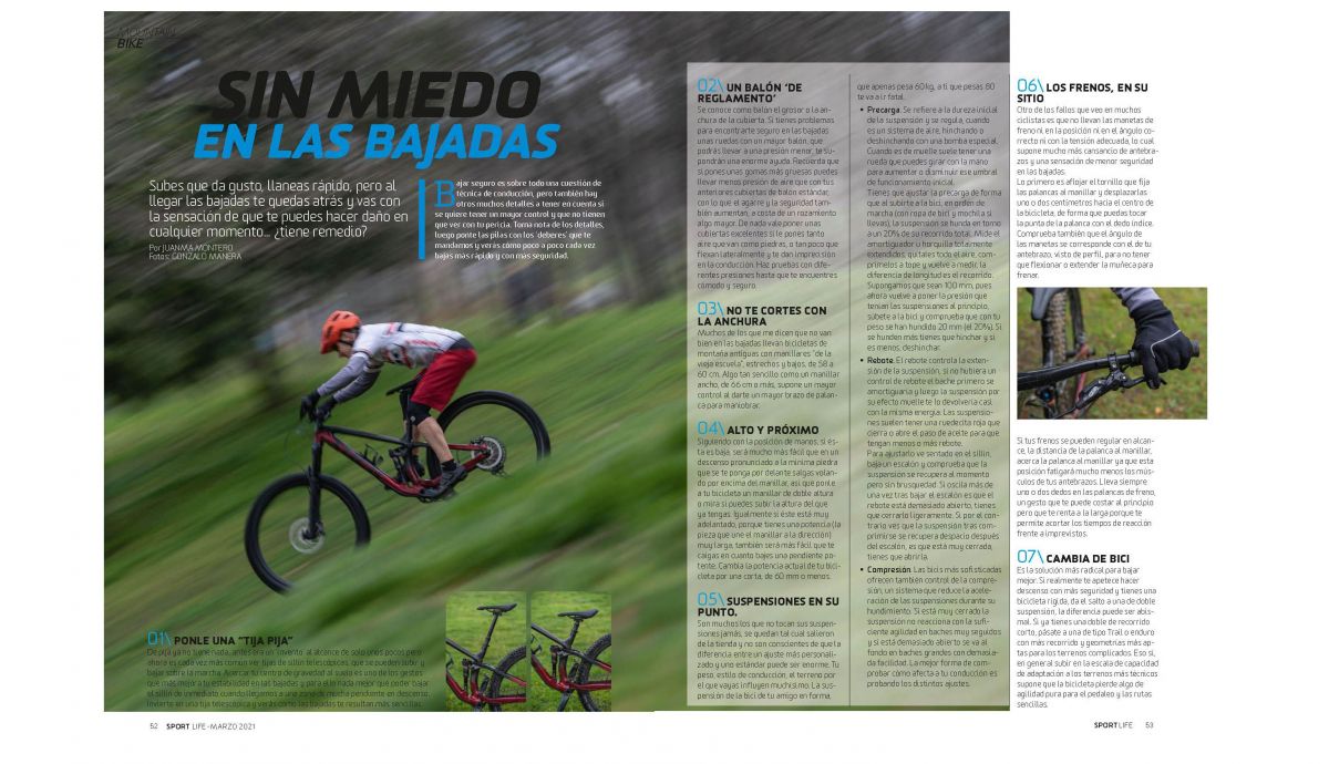 Piérdele el miedo a las bajadas con tu bici de montaña Piérdele el miedo a las bajadas con tu bici de montaña