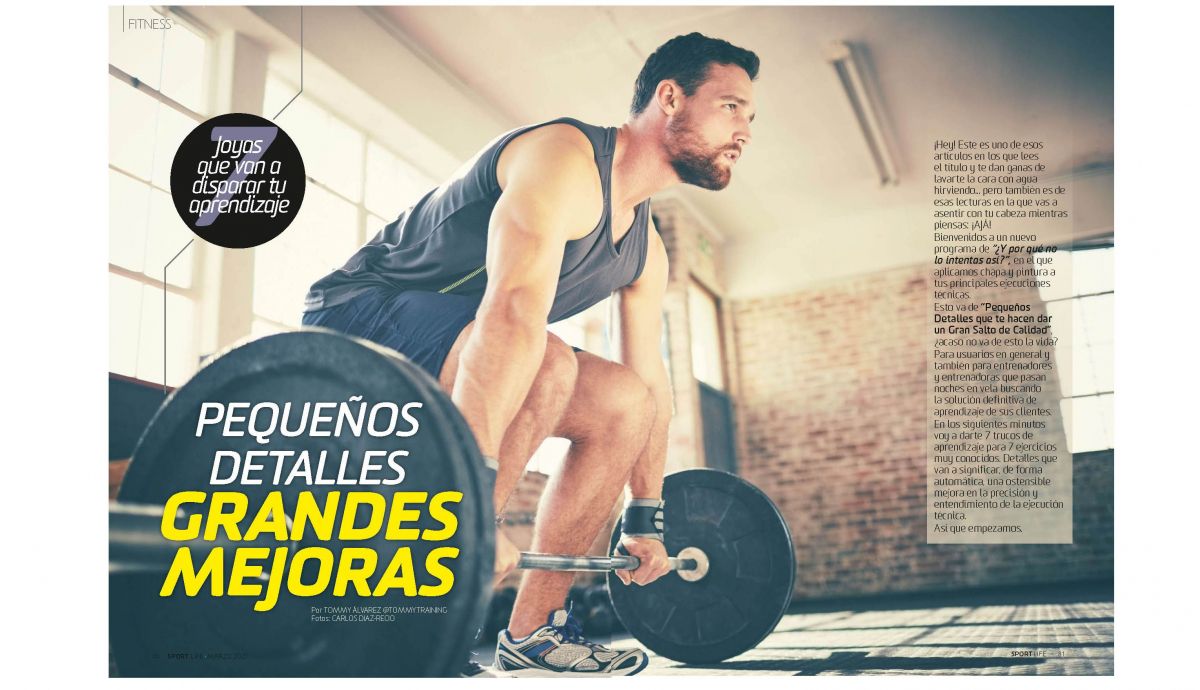 @tommytraining nos da 7 detalles técnicos de entrenamiento que pueden suponer una gran diferencia @tommytraining nos da 7 detalles técnicos de entrenamiento que pueden suponer una gran diferencia