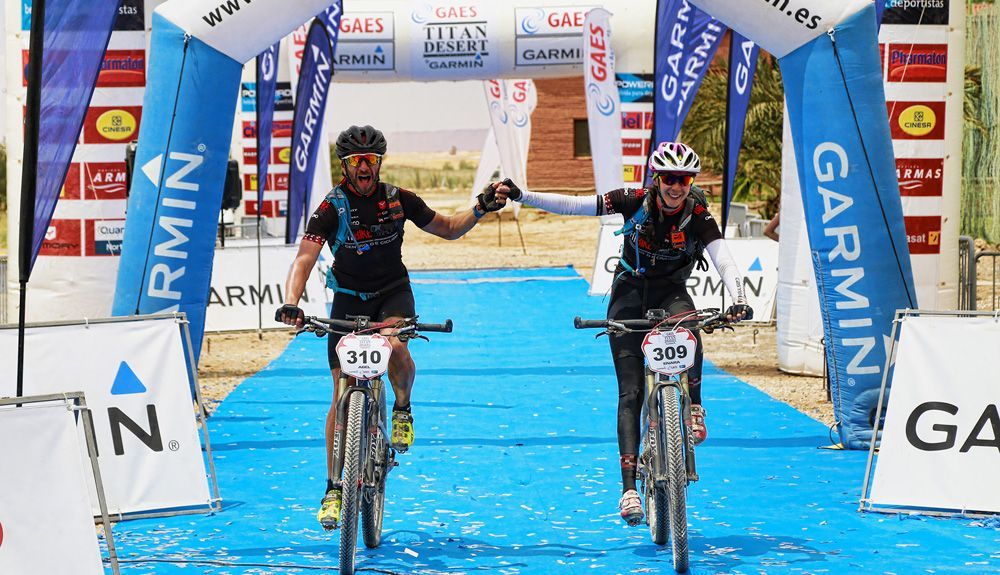Enara Herrán, finisher de la Titan Desert Enara Herrán, finisher de la Titan Desert