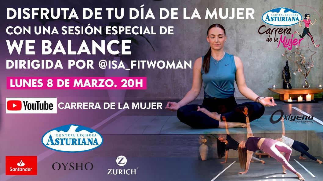 La clase de We Balance con ISA Fitwoman con motivo del día de la mujer