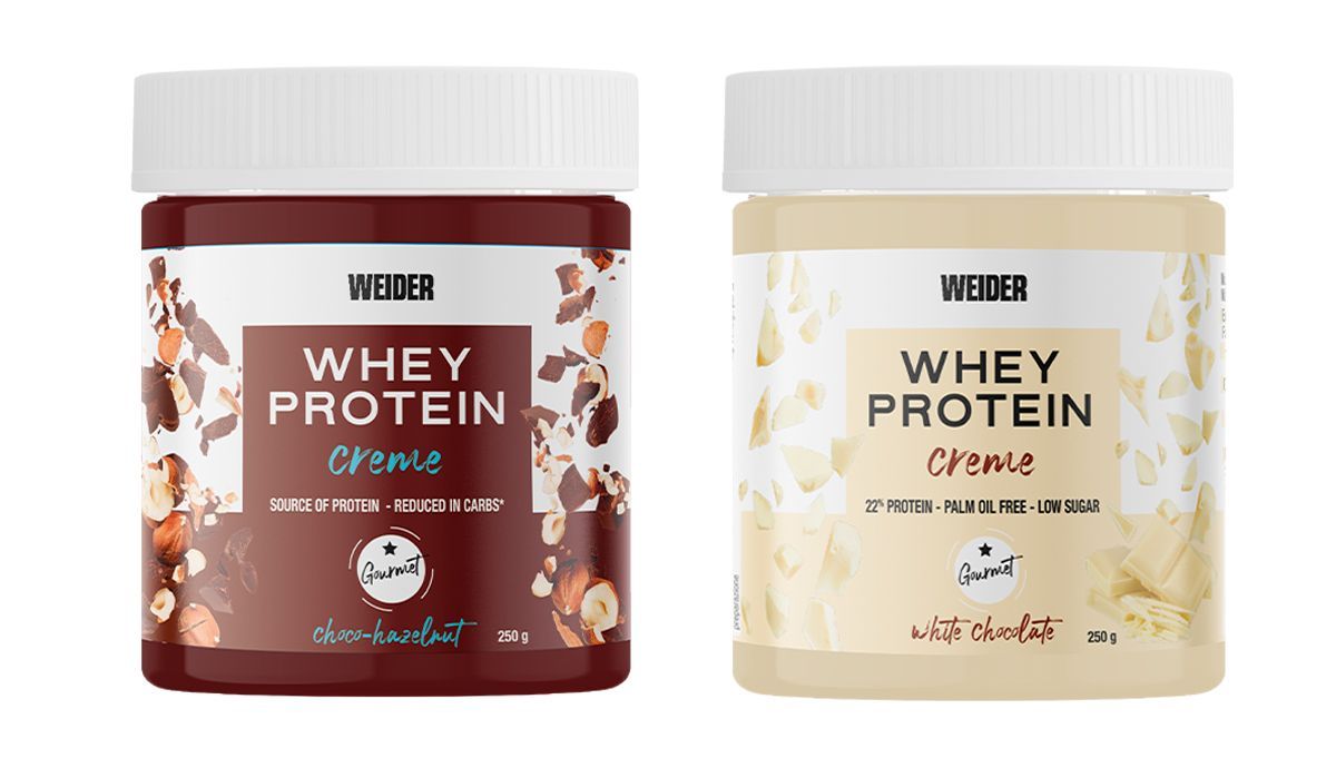 Whey Protein Creme Chocolate-avellana y Chocolate blanco