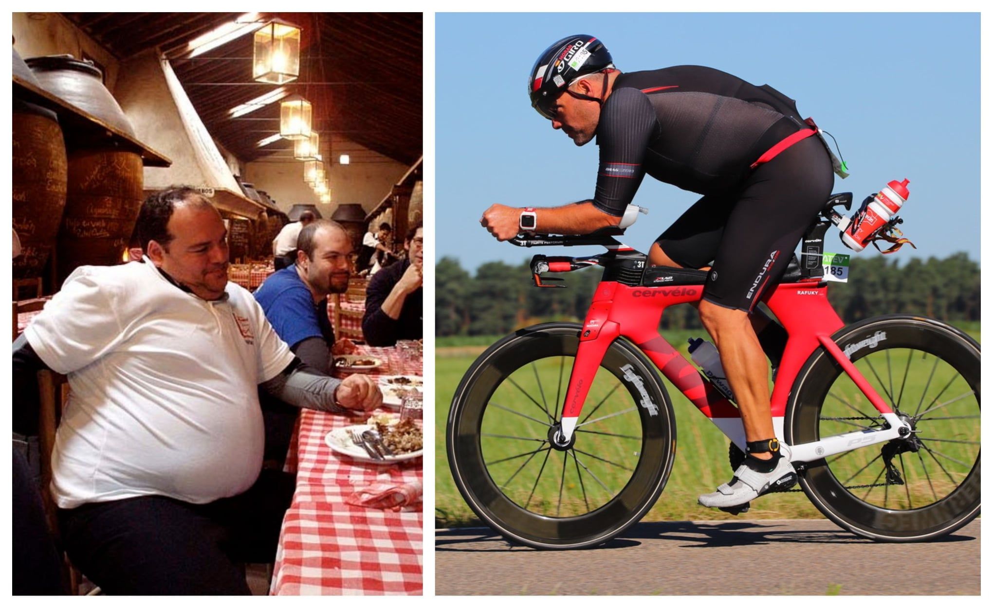 La historia de Rafa Morán: perdió 52 kg y terminó un Ironman
