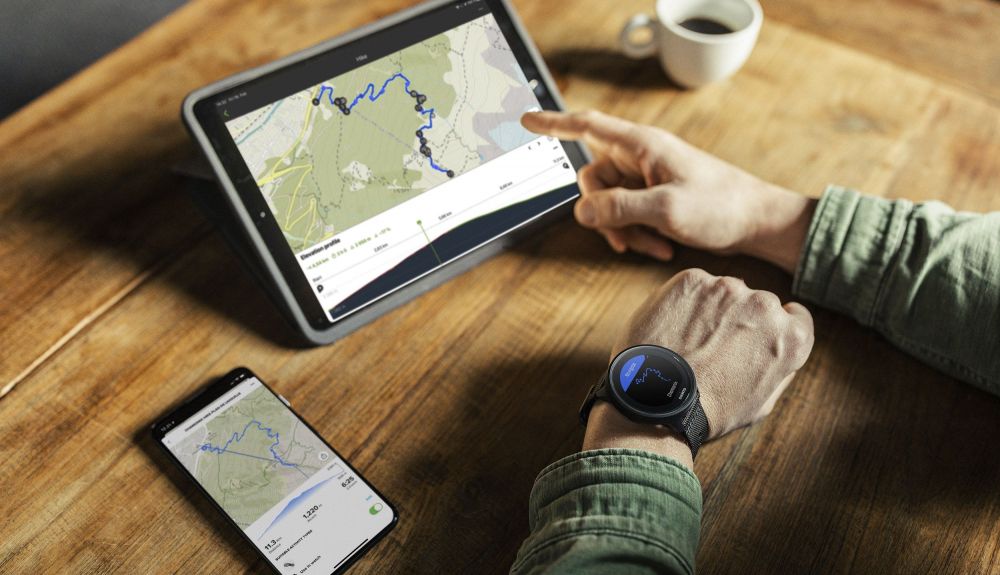 Suunto 9 Titanium creating komoot route ipad Suunto 9 Titanium creating komoot route ipad