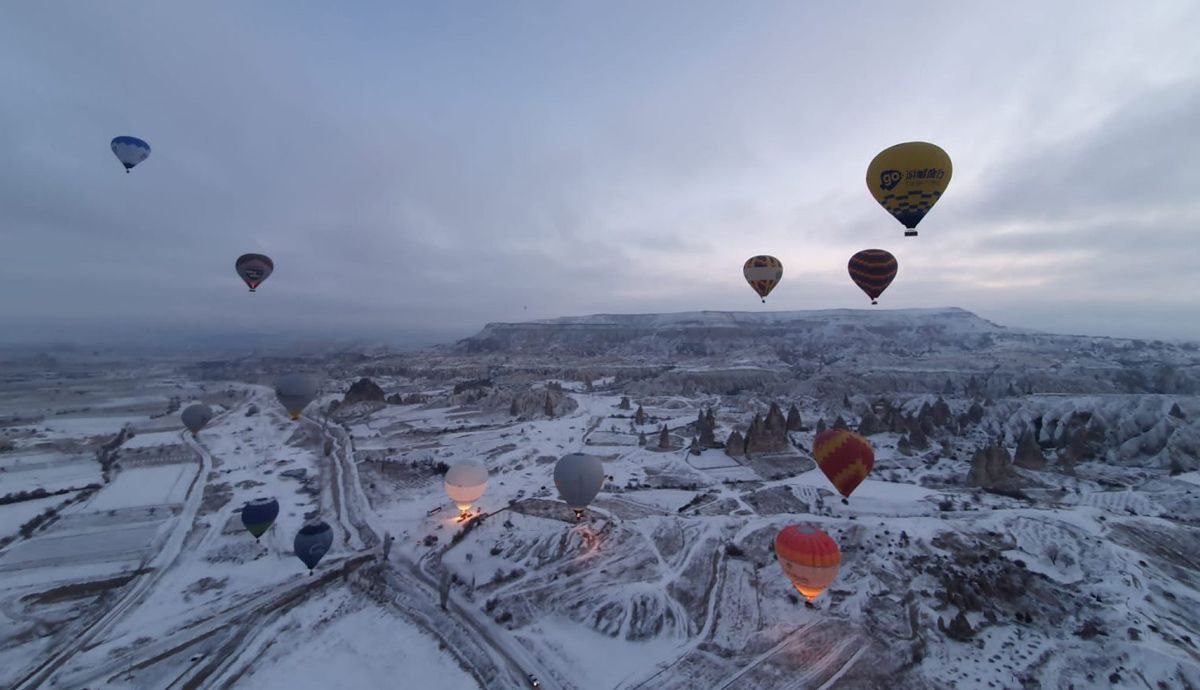 Contemplar Turquía desde las alturas fue un puro espectáculo Contemplar Turquía desde las alturas fue un puro espectáculo