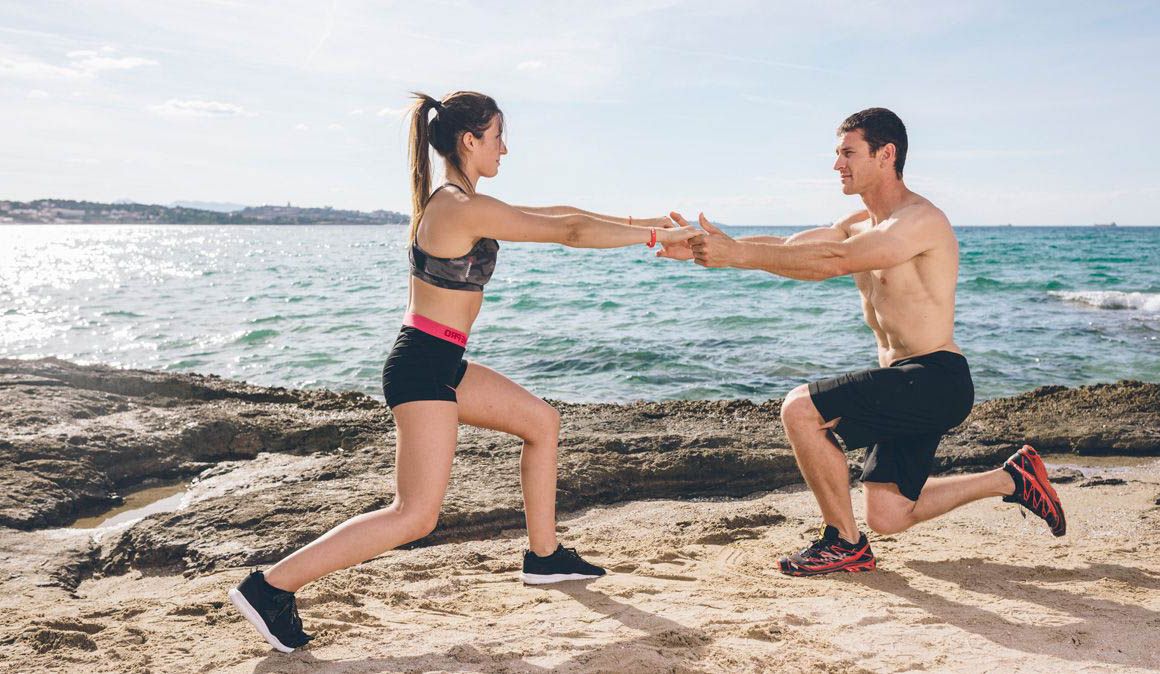 Circuito completo de fitness para ponerte en forma en cualquier parte