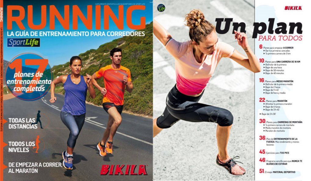 Running, el libro de entrenamientos para mejorar corriendo en todas las distancias