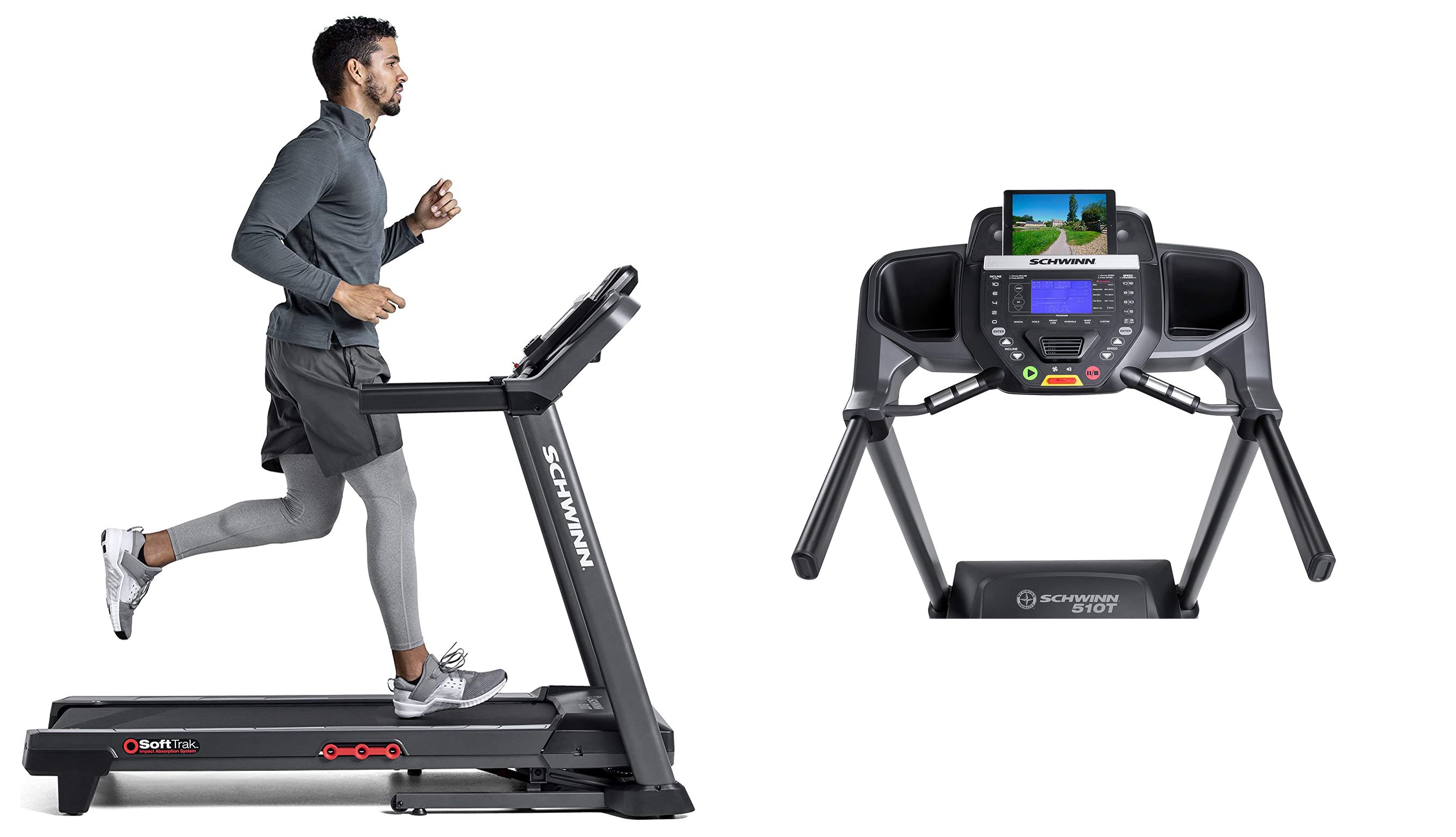 Mínimo precio histórico en la cinta de correr que te muestra lugares pintorescos del mundo