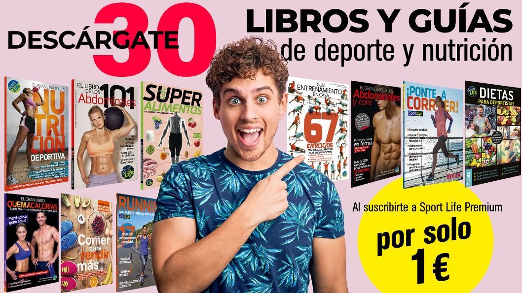 ¡30 libros gratis por sumarte al Premium de Sport Life!