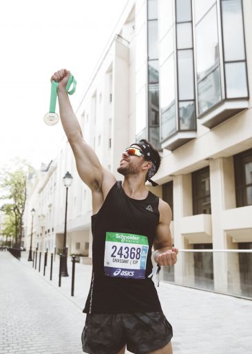 Rvben Garcia maratón de París Rvben Garcia maratón de París