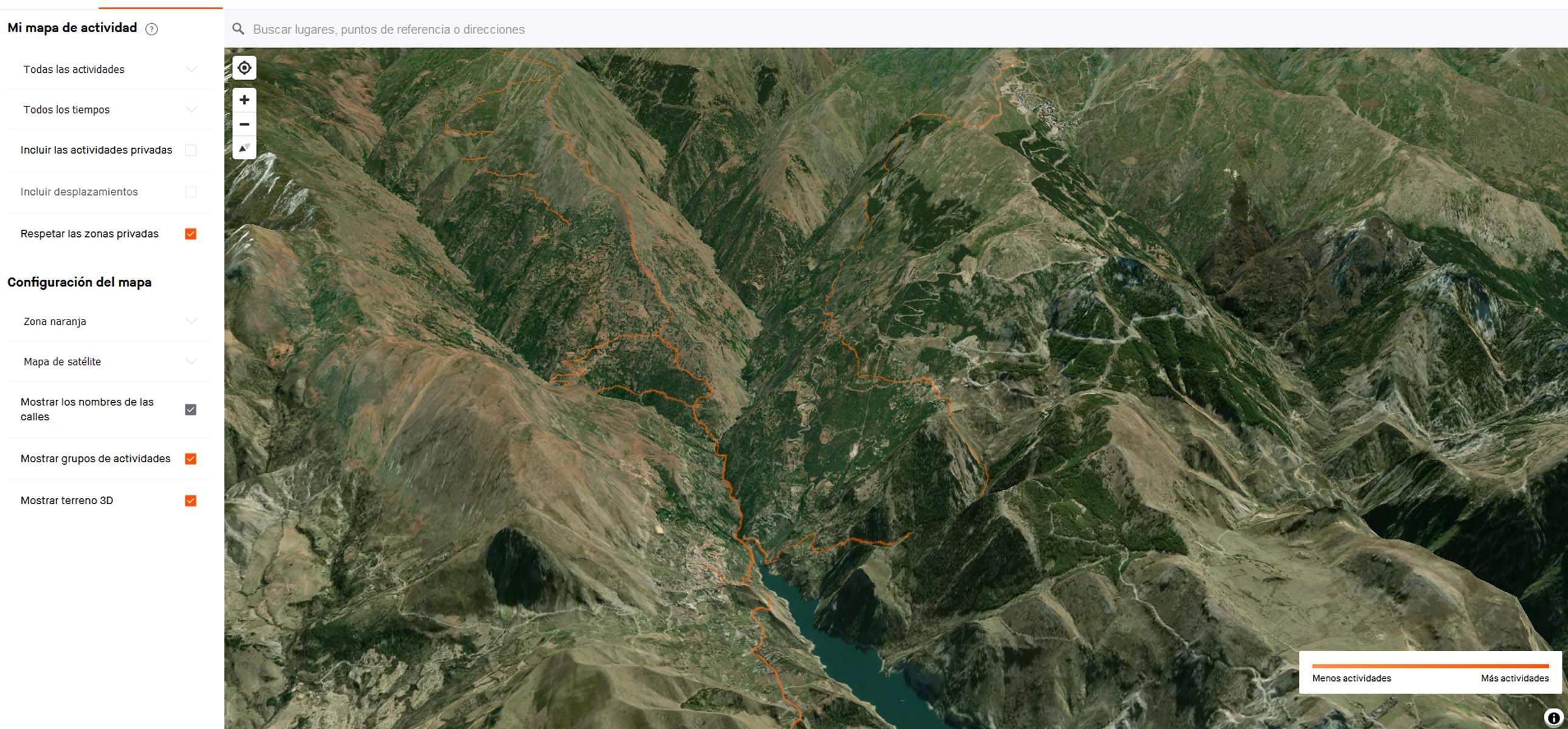 Nuevos mapas 3D en Strava