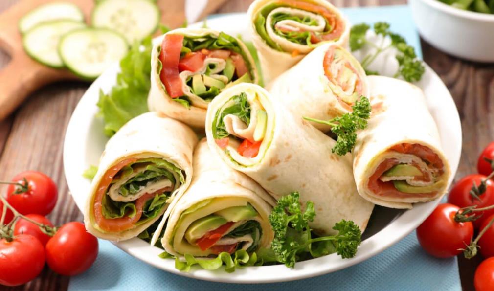 La receta del wrap de salmón