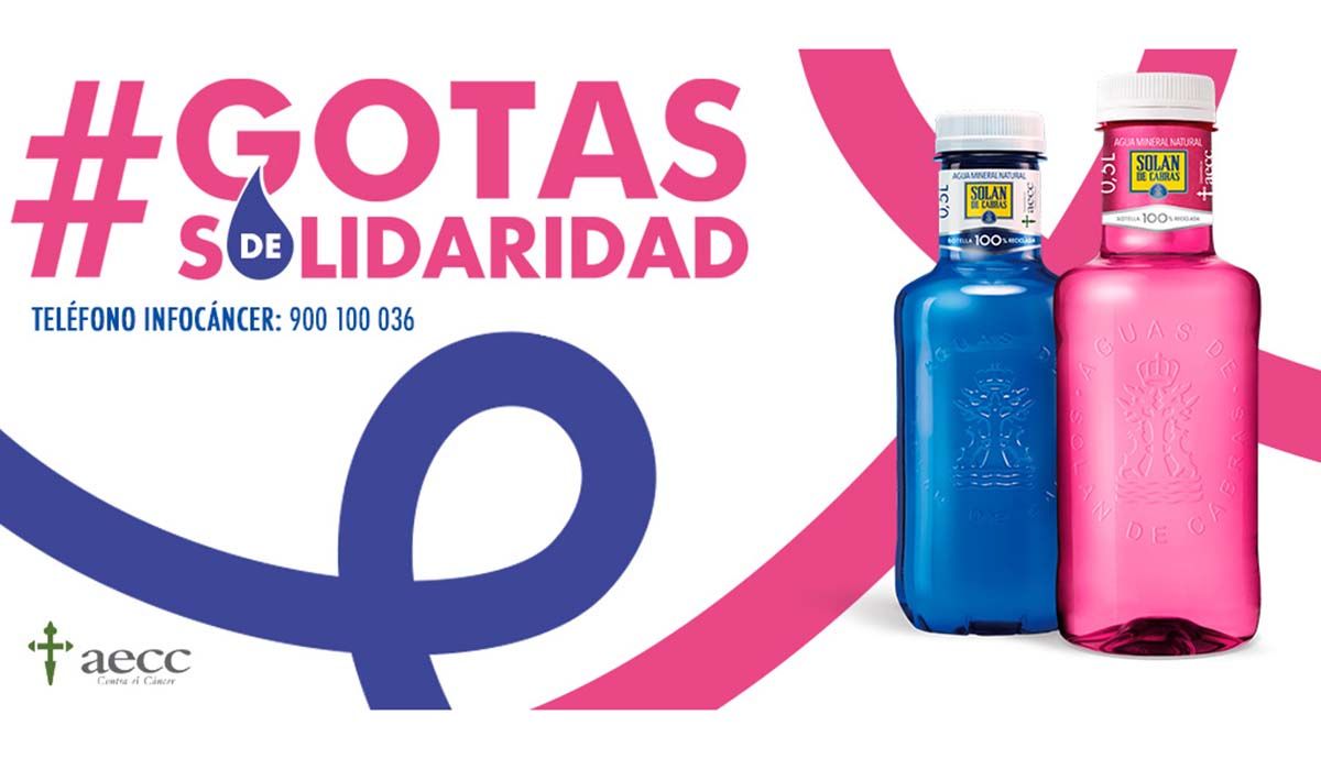 Vuelve #GOTASDESOLIDARIDAD con Solan de Cabras y la AECC.
