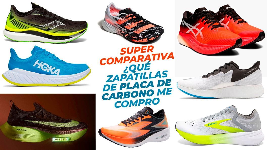 Comparativa zapatillas de running con placa de carbono