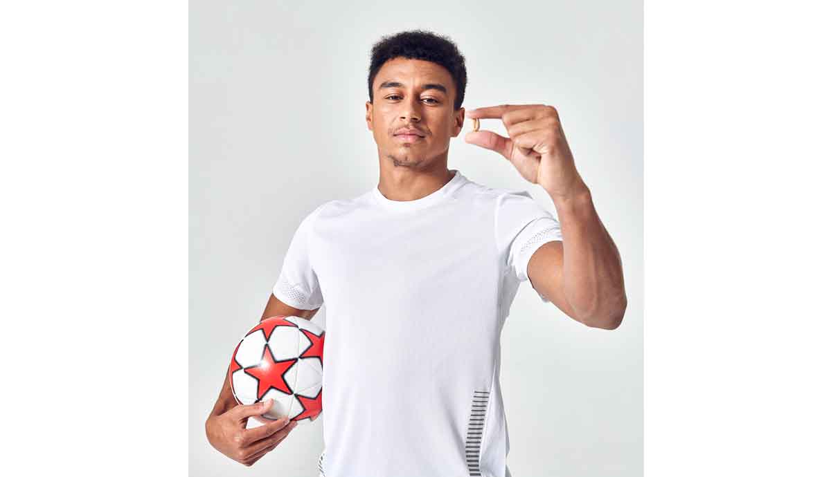 Jesse Lingard, futbolista y consejos proteína vegetal