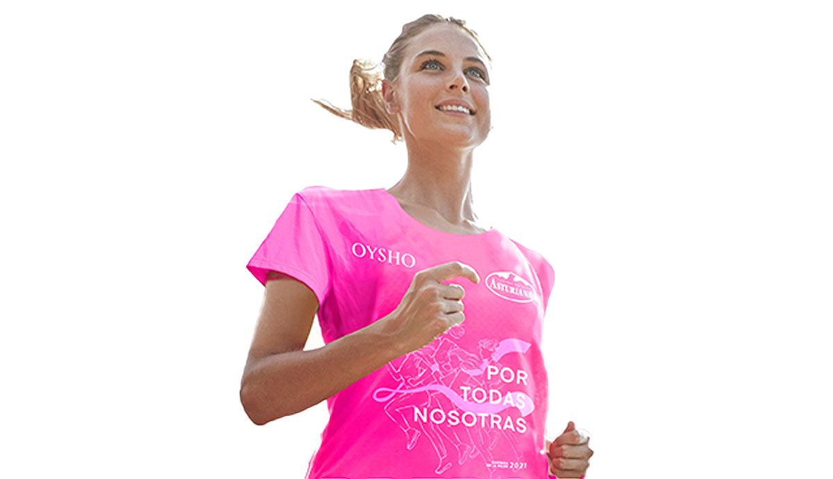 Así es la camiseta Oysho de la Carrera de la Mujer 2021