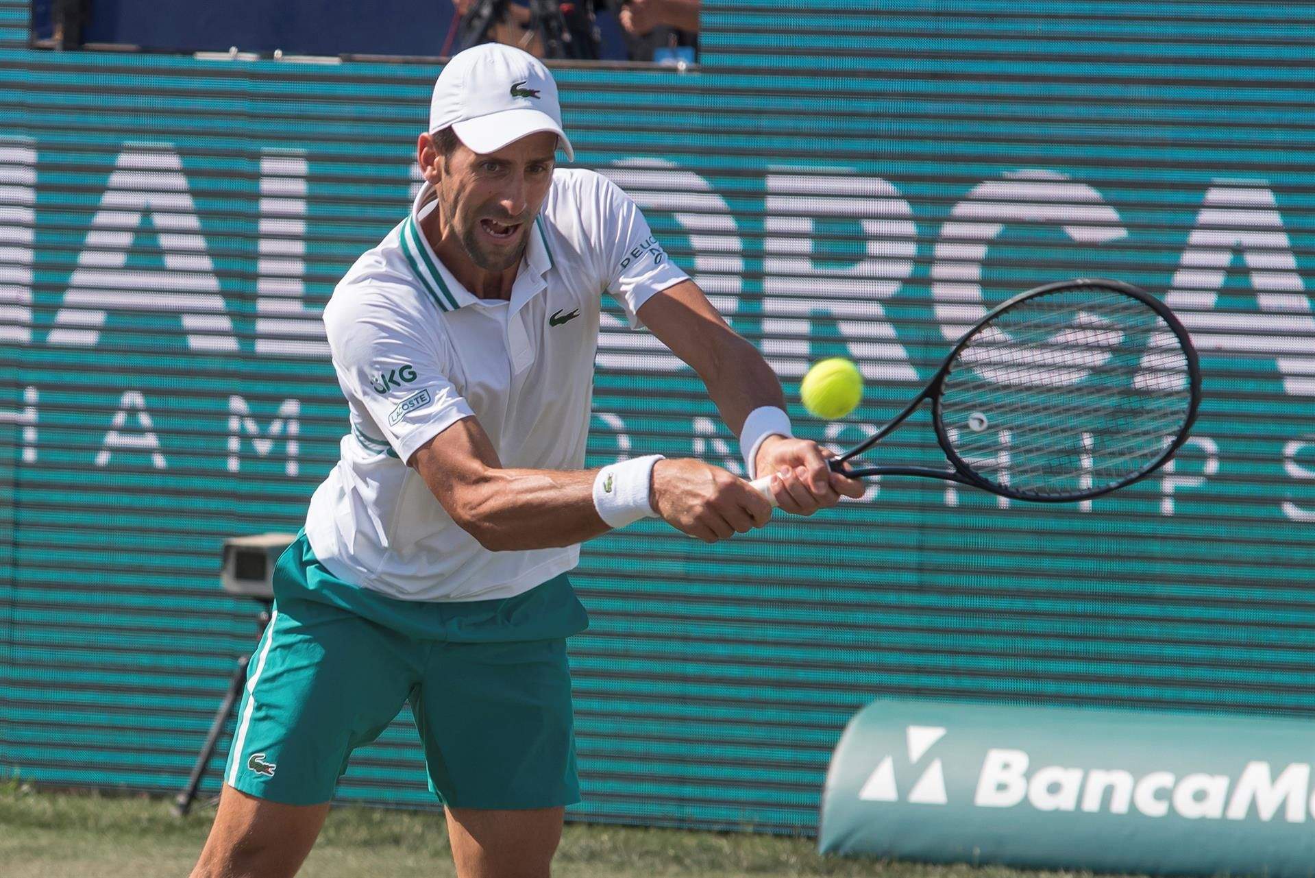 Novak Djokovic en el Challenger de Mallorca 2021