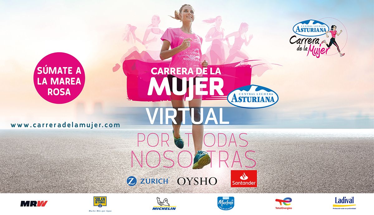 Participa en la Carrera de la Mujer Virtual y completa todo el circuito