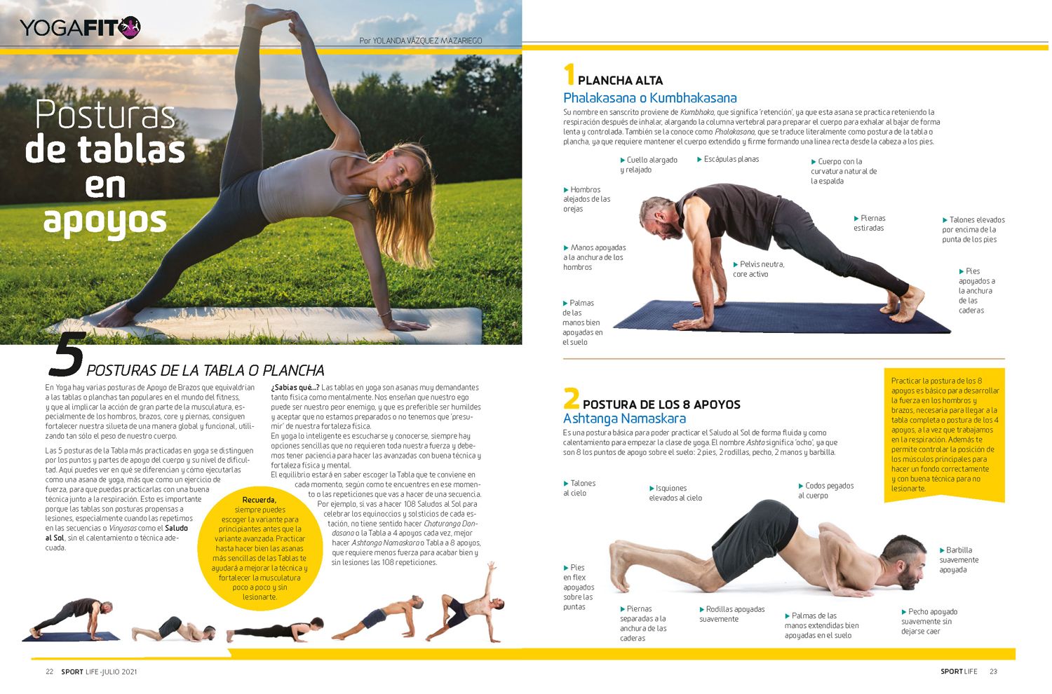 5 planchas de yoga - Sport Life 5 planchas de yoga - Sport Life
